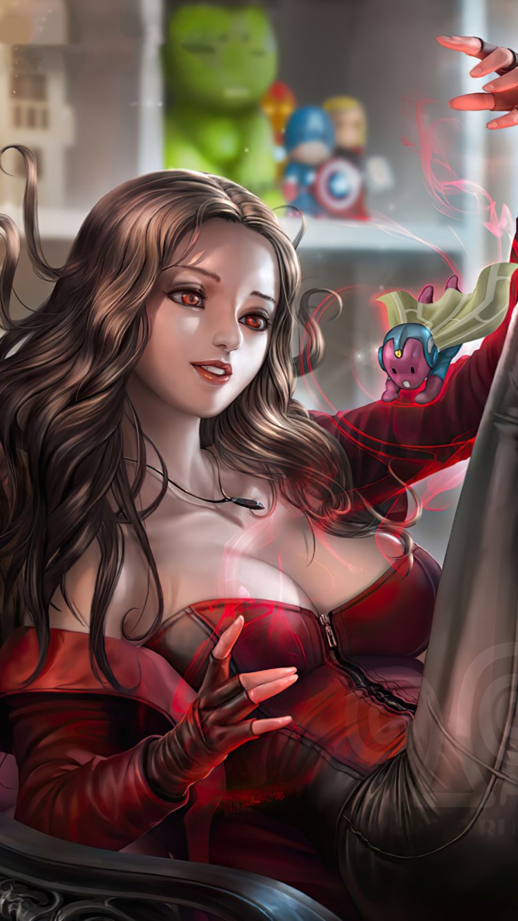 Wanda Maksimoff Art Anime