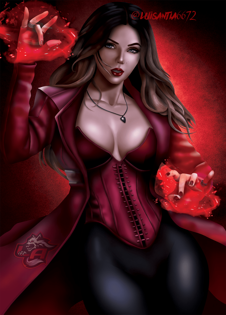 Logan Cure Art Scarlet Witch