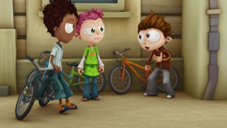 Angelo prankster sits at a desk