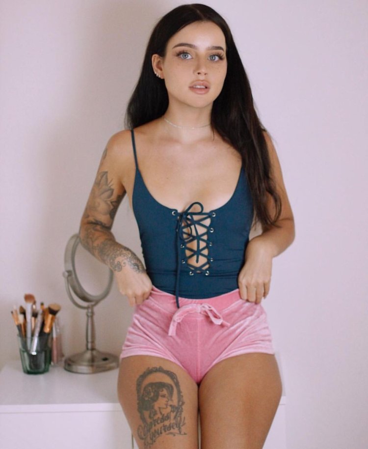 Christie Lani in the dress