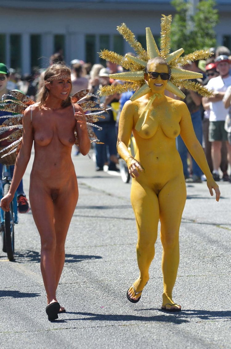 Festival Parade of Naked Women