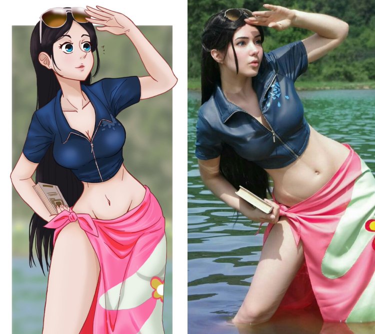 Nico Robin in a swimsuit 21