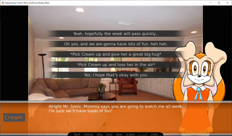 Babysitting Cream Ren’Py Port
