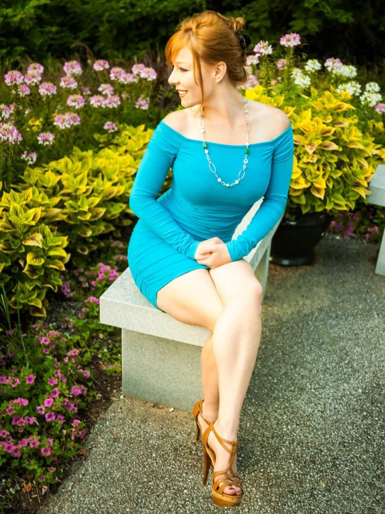 Scarlett Madison in stockings