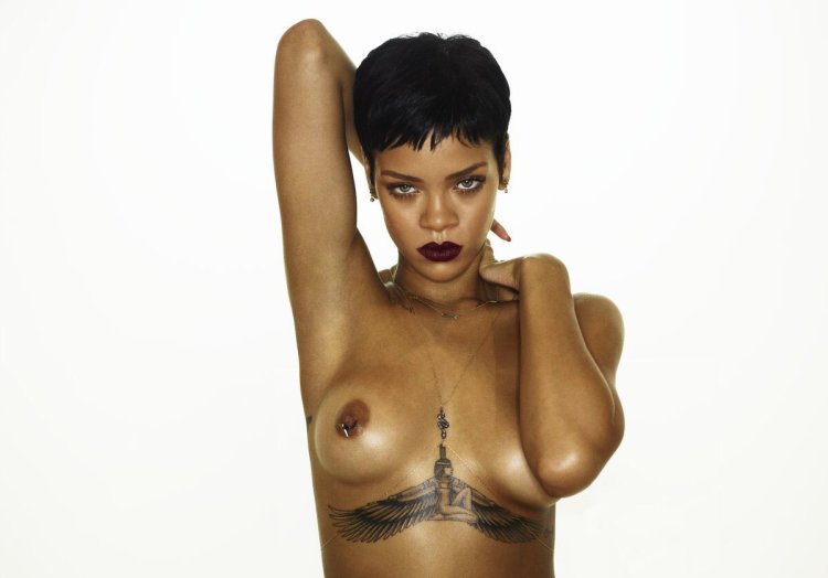 Rihanna naked photo shoots