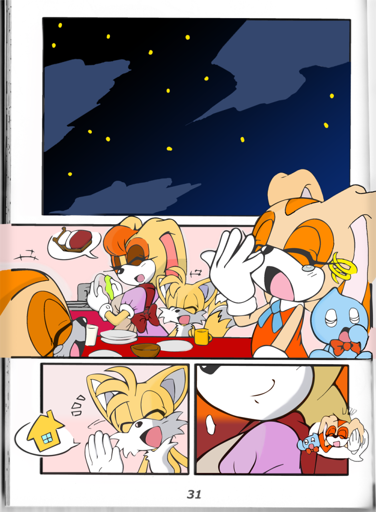 Sonic Cream The Rabbit in Panties