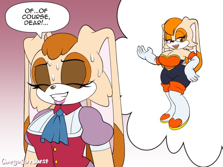 Cream the rabbit naked cosplay