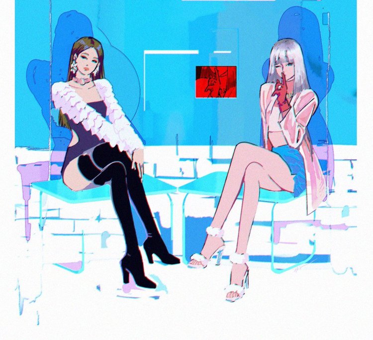 Black Pink Art 18