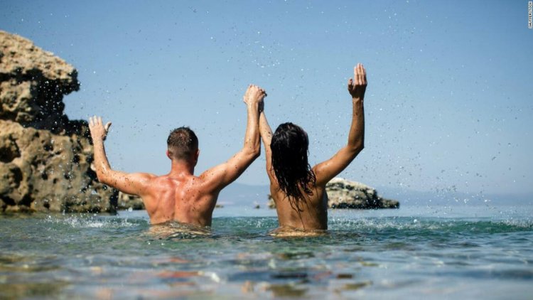 Beautiful nudist couples