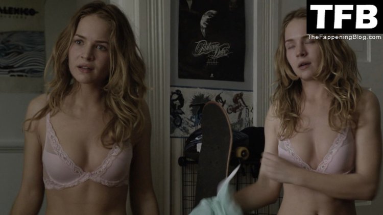 Britt Robertson in underwear
