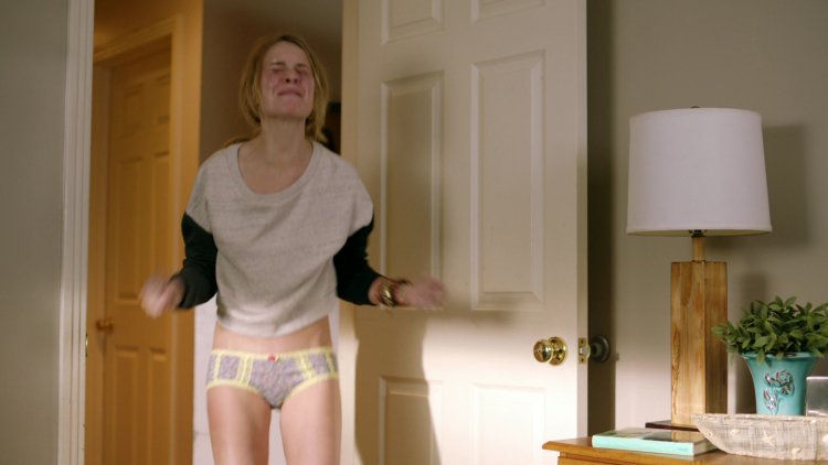 Britt Robertson in underwear