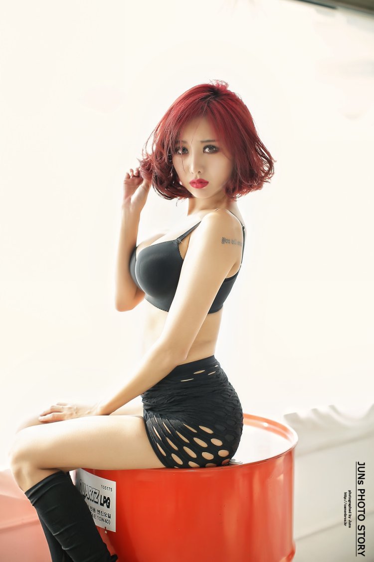 Robia Lamort in a swimsuit