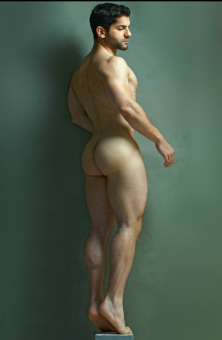 Naked guys striptease photo