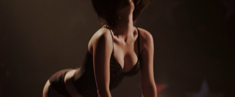 Katherine Isabelle in a swimsuit