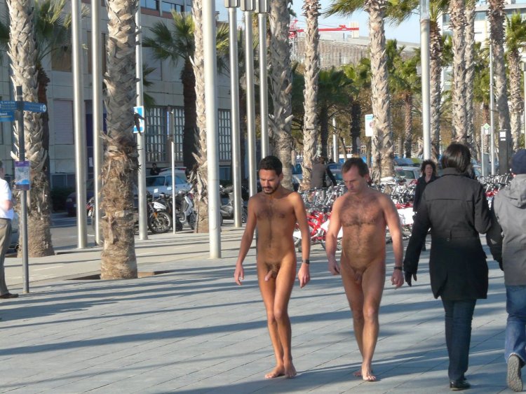 Naked on the beaches of Barcelona Gallery