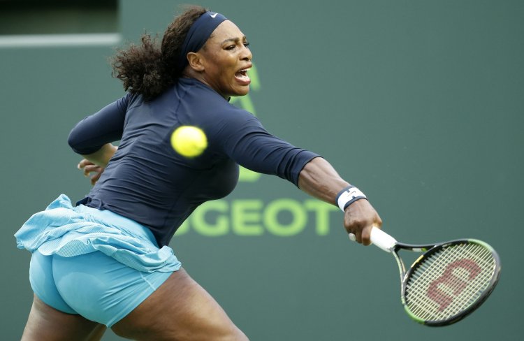 Serena Williams without underwear