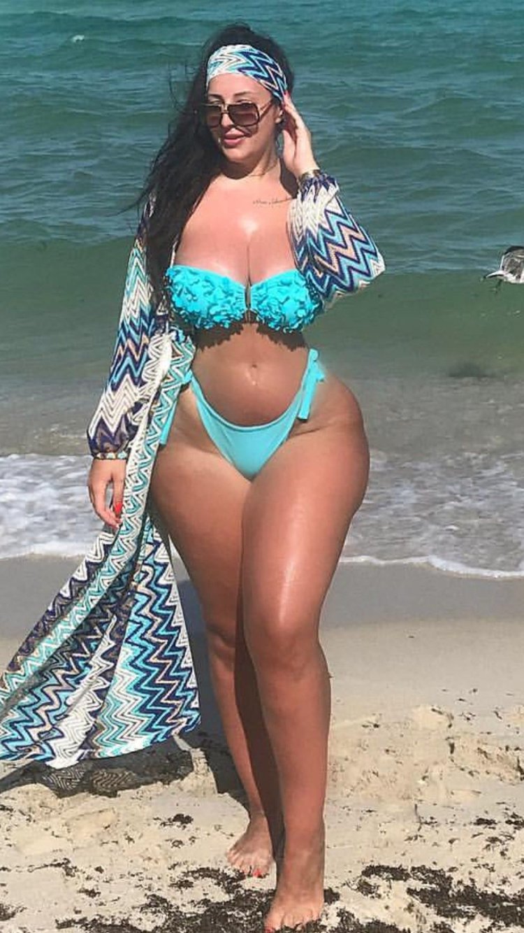 Natasha Koroleva in a swimsuit