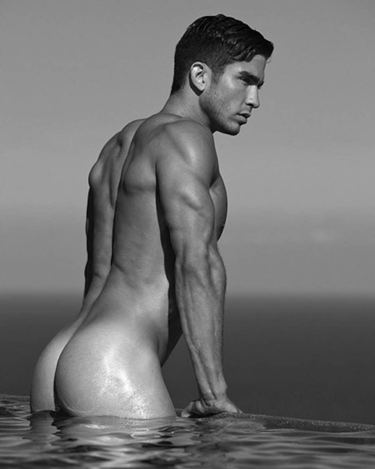 Beautiful naked male body