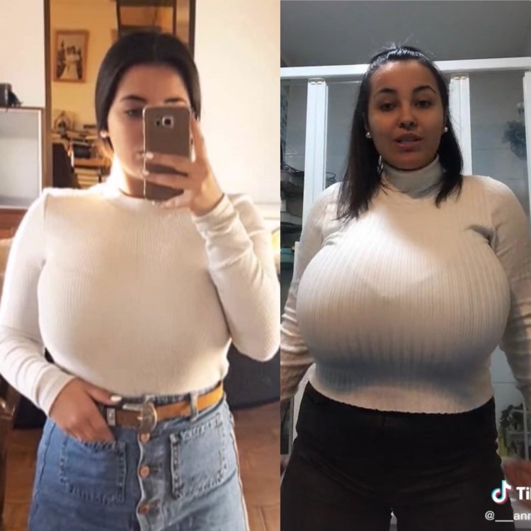 Macromastia Nude in full height