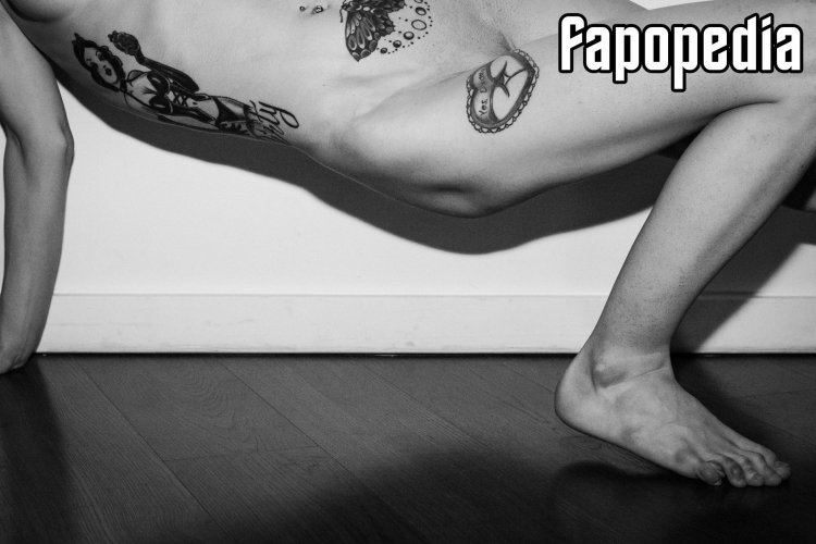 Rene Murden in a dress