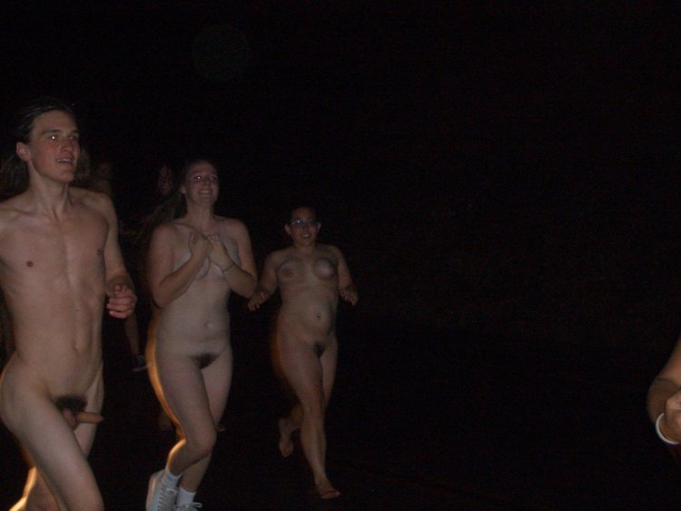 Naked on night races