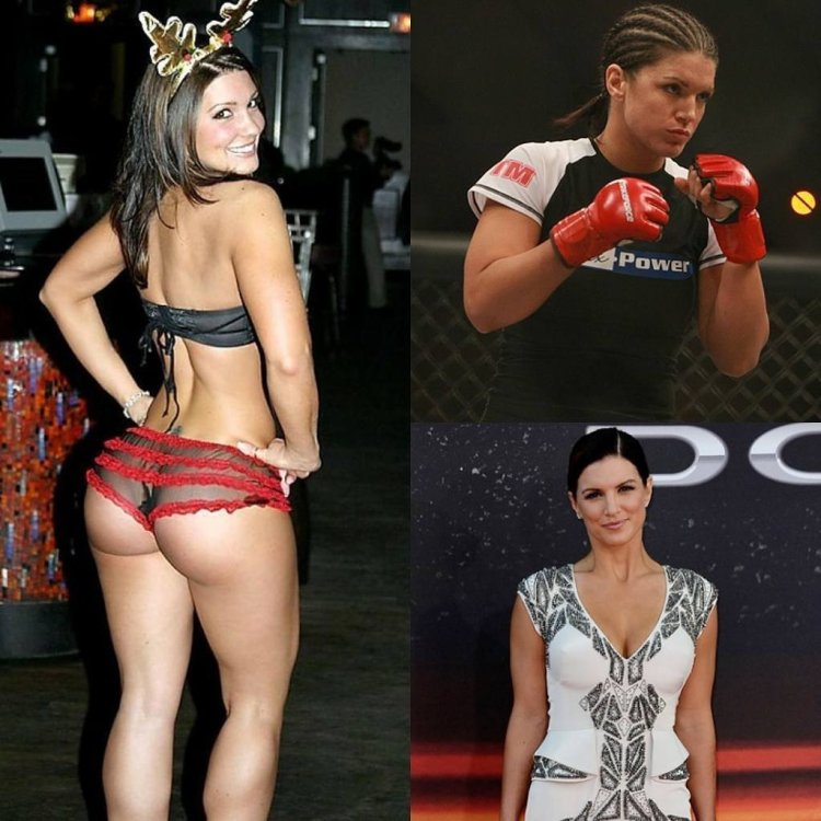 Gina Joy Karano in a swimsuit