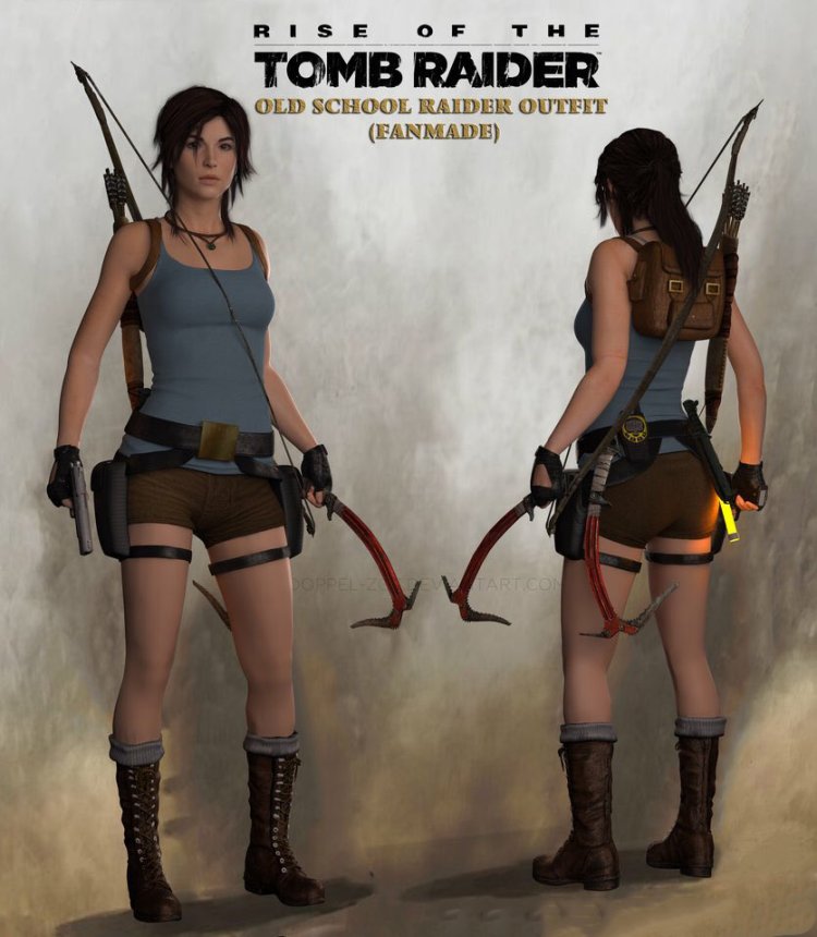 Tomb Raider: Lara Croft in shorts