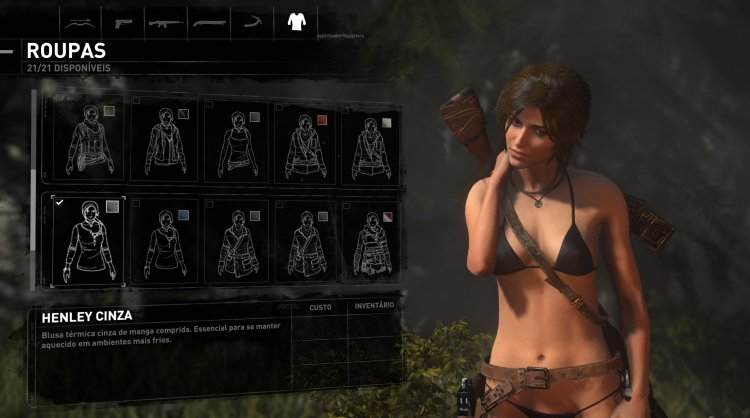 Shadow of the Tomb Raider Mods Outfit Naked