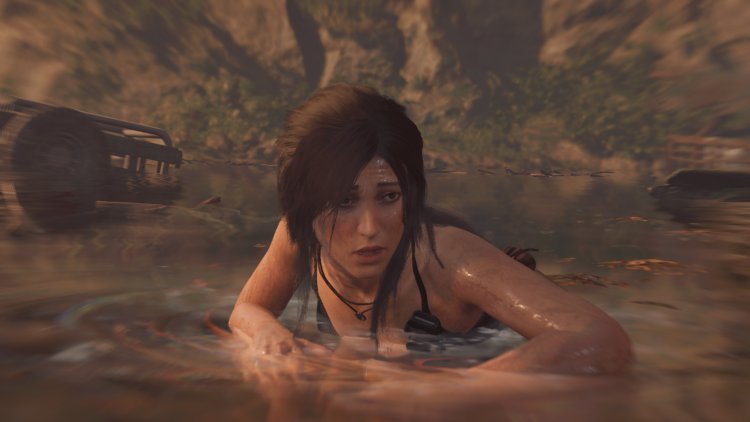 Tomb Raider 2016 Lara in a swimsuit