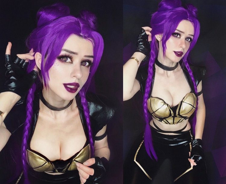 Milka in real life art  cosplay