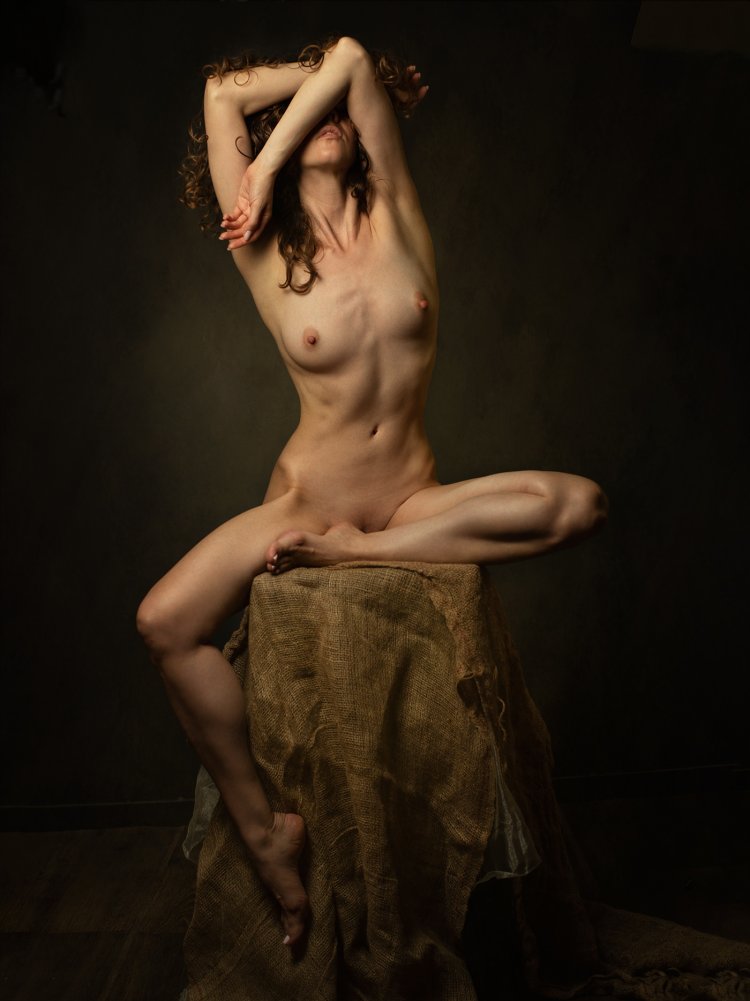 My wife's photo shoot in the style of nude