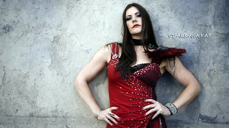 Flor Jansen in a swimsuit