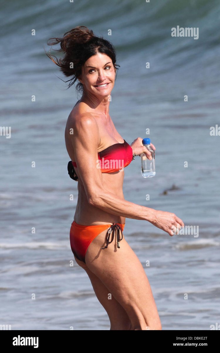 Maggie Wheeler in a swimsuit