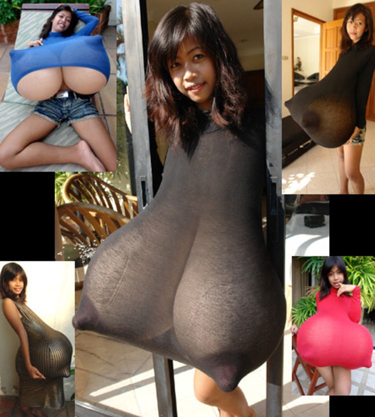 Giant boobs of Asian