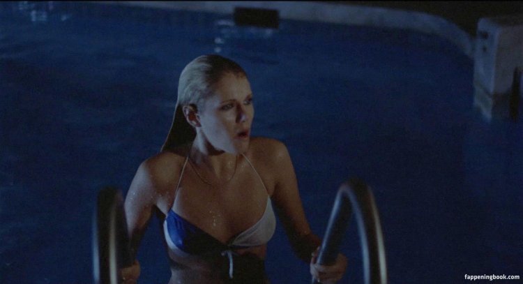 Lana Clarkson in a swimsuit