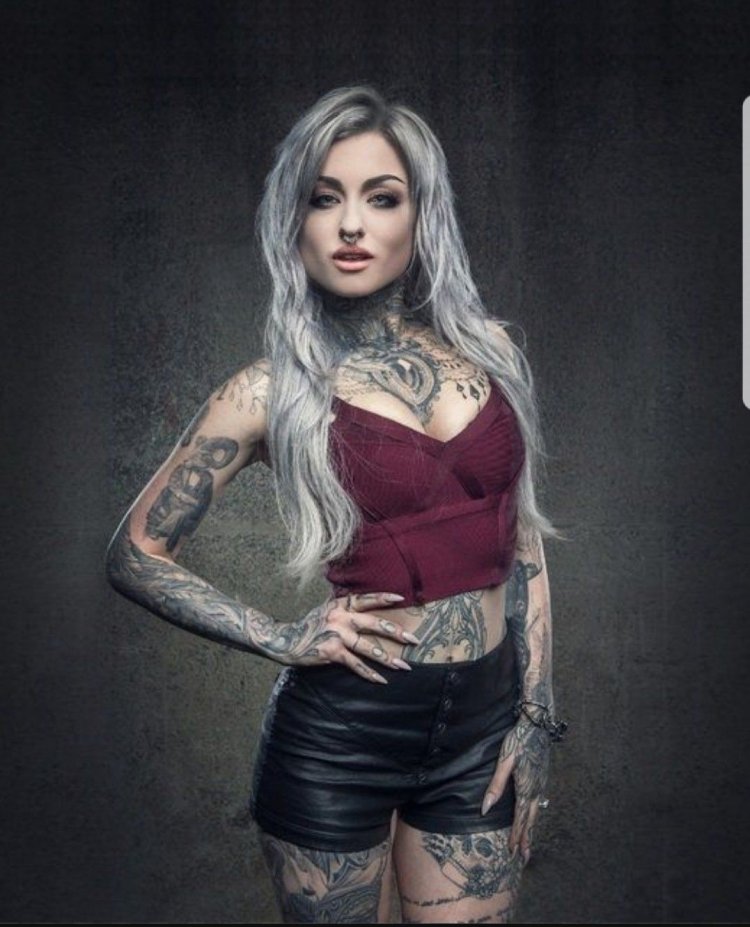 Jessica Wilde Tattoo photo shoot
