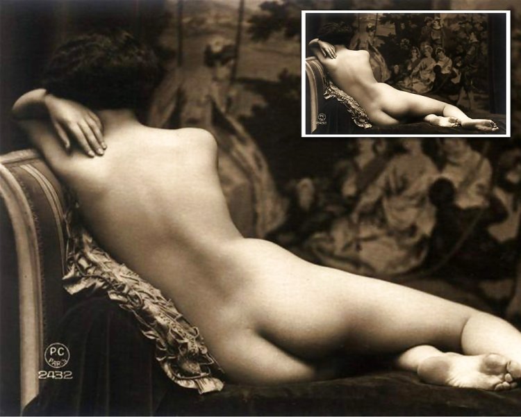 Young girl's bodies nude retro