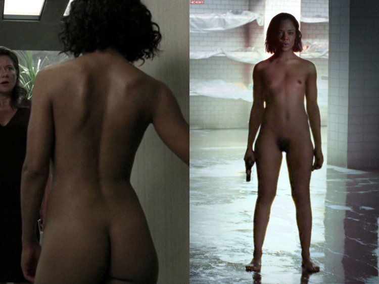Naked actress Tessa Thompson