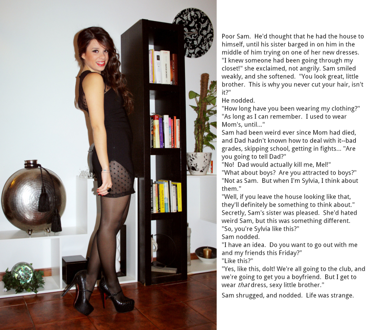 Beautiful crossdressers in thongs