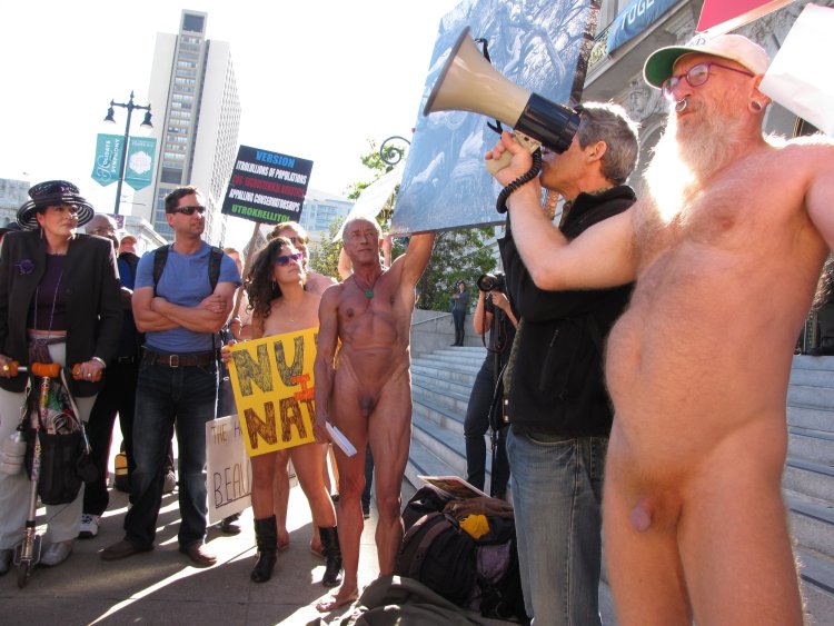 Naked parade in San Francisco