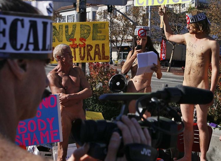 Naked parade in San Francisco
