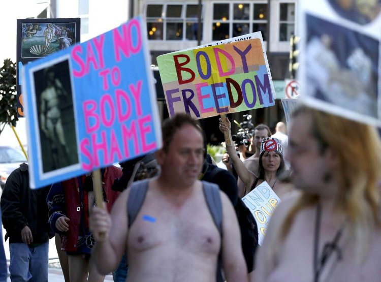 Naked women feminists