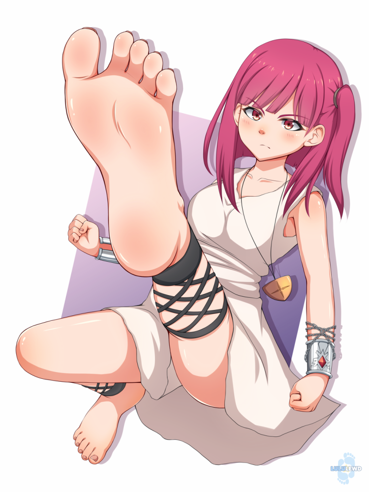 Erza Scarlett Foot fetish