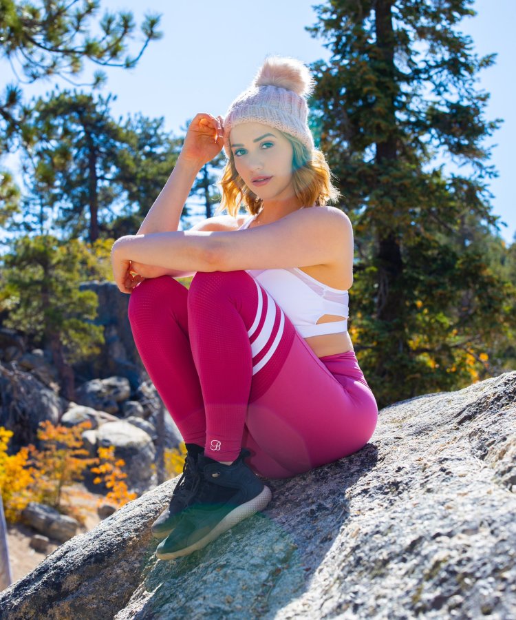 Mia maestro in a swimsuit