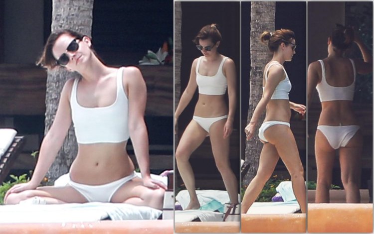 Emma Watson in a swimsuit 2020