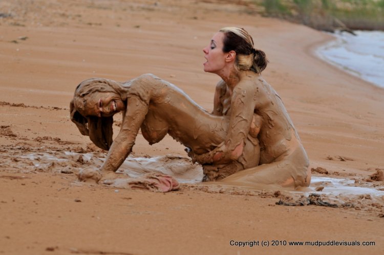 Photo shoots of girls nude in mud
