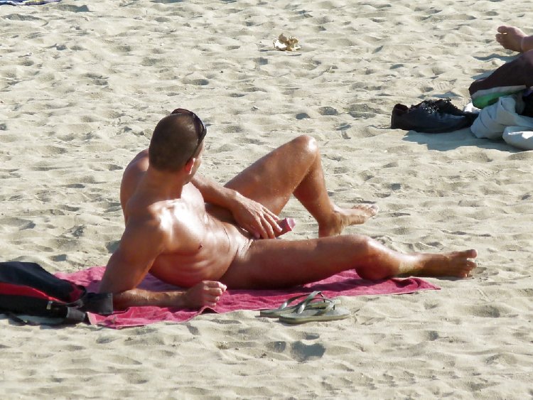 Uncontrolled erection on the beach
