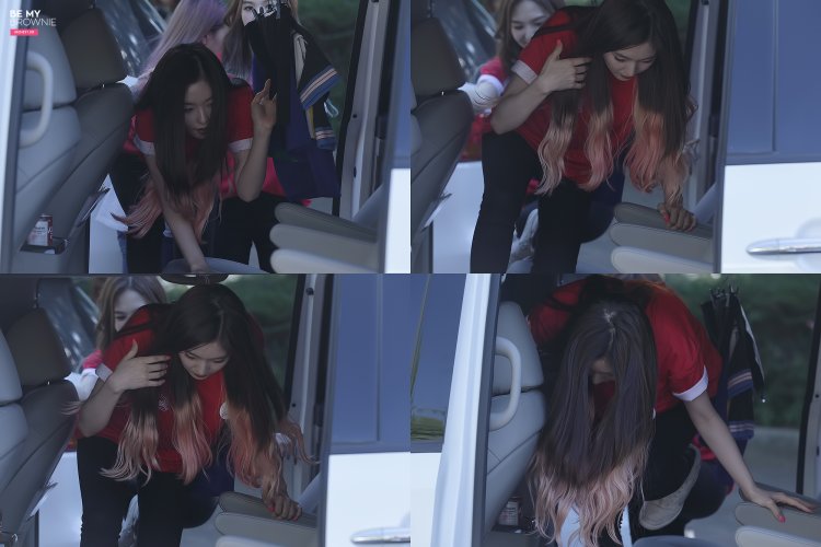 Irene Red Velvet smiles