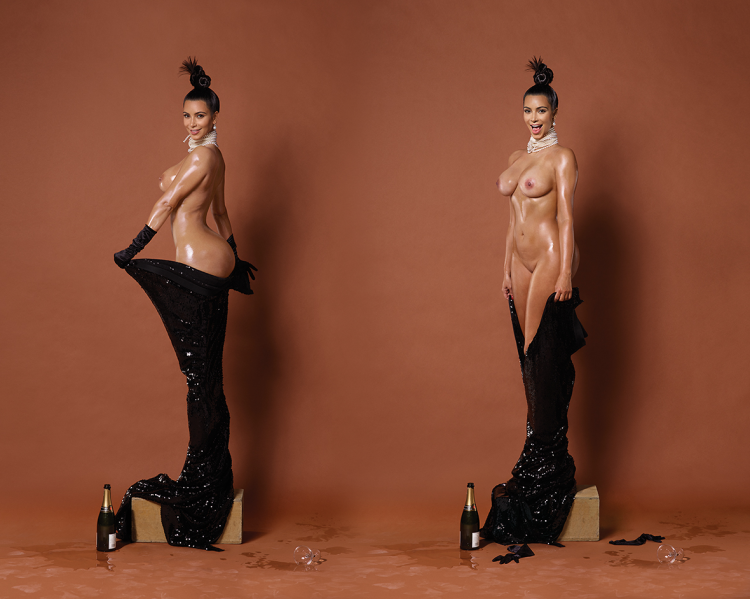 Naked Kim Kim Kardashian