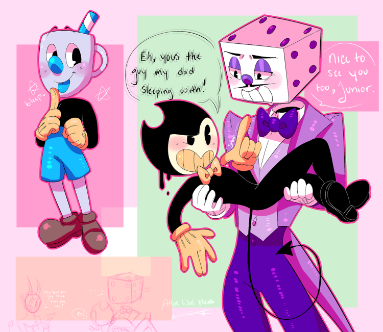 Cuphead Dice and Bendy